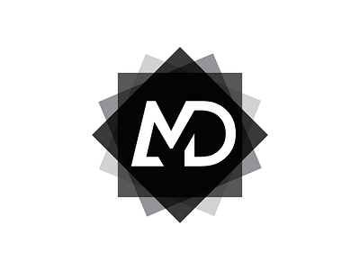 MD Mark application design logo mark monogram personal