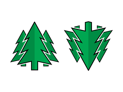 Trees design icon logo pictogram symbol trees