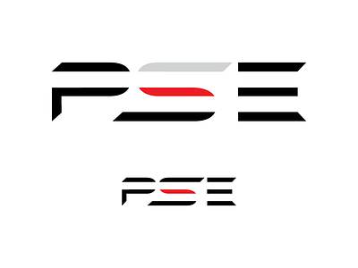 PSE Logo letterform logo monogram progress type