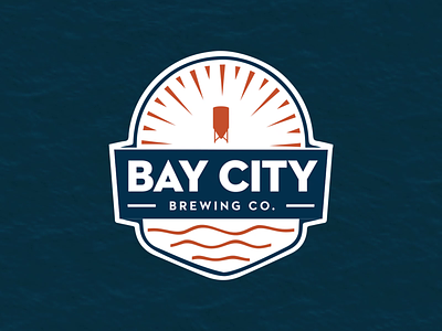 Logo Animation: Bay City Brewery animated logo animation after effects bay city brewery animation logo animation motion design motion graphics nautical vector animation