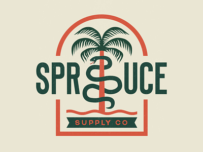 Spruce Supply Company: Logo Animation 2d animation after effects animated logo logo logo animation motion graphics vector animation