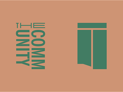 The Community Logo_unused(direction 2) branding design icon logo typography vector