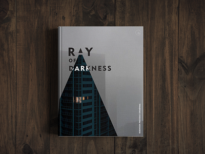 Ray Of Darkness Cover book cover design illustration typography