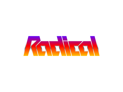 Radical gradient radical