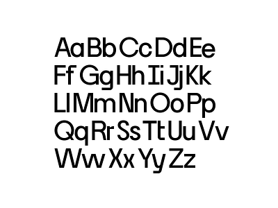 New Font custom design font new no name sans serif type typeface