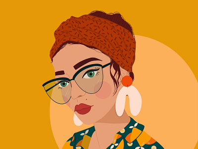 Citrus agrums citrus design female female character female illustrator femaleportrait illustration illustrations lemon orange portrait procreate procreate art