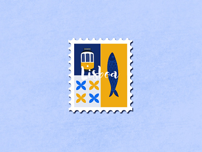 Lisboa design illustratestamp illustration illustrations lisboa lisbon portugal procreate procreate art stamp stamp design