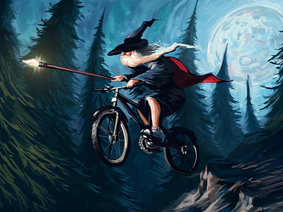 Wizard on a Bike