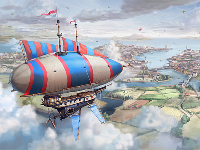 Airship over the City