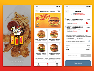 Fast Food App app branding fast food ui ux