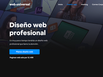 Web-page design branding desgin web design diseño web web
