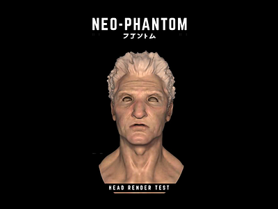 Neo-Phantom - Render Test 3d character face portrait sculpting zbrush