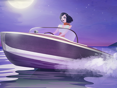 Agent A: Ruby on speedboat apps art artwork character design characters concept art gameart games illustration indygame sketch