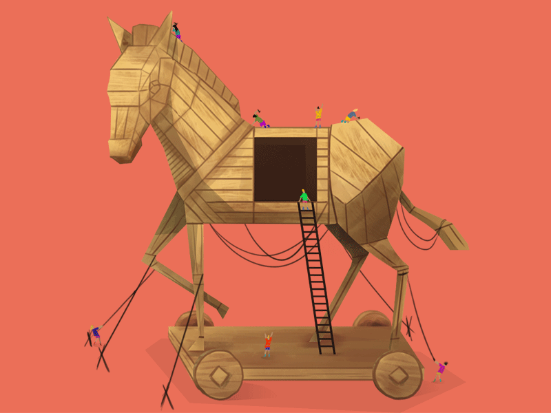 Trojan Horse animation
