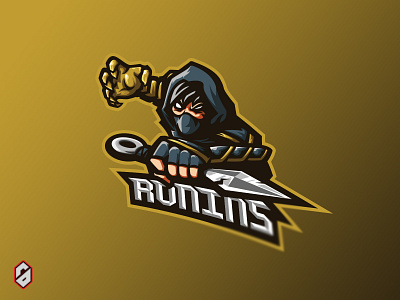 Ronins Mascot Esports For Sale brand identity branding call of duty design dota 2 epsorts esports esports logo fortnite gamer gaming gaming logo illustration logo mascot mascot logo sports logo stream streaming logo vector