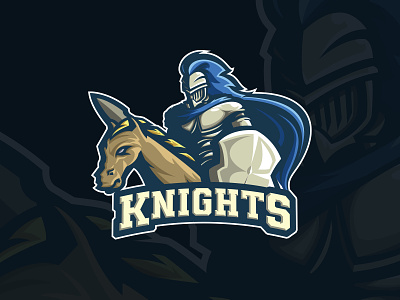 Knights Esport Mascot For Sale brand identity branding epsorts esports esports logo fortnite gamer gaming gaming logo logo mascot mascot logo sports sports logo stream