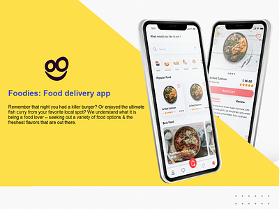 Foodies: Food delivery app | Restaurant app graphic design ui ui ux