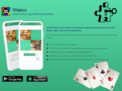 100 PICS Quiz - Picture Game App design (Case Study) ux design