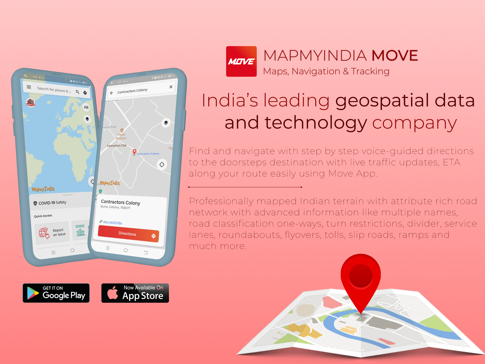 MapmyIndia Move - Navigation & Tracking App Design By Softkingo On Dribbble