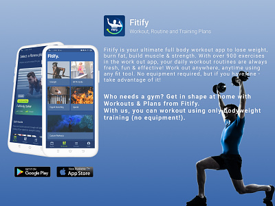 Fitify - Workout Routines & Fitness App | App Design workout app