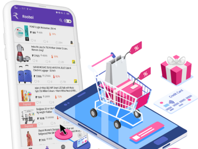 Roobai - Online Shopping App | Mobile app (Case Study) uiux