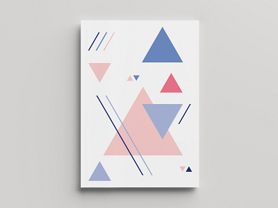 triangles geometric illustration vector