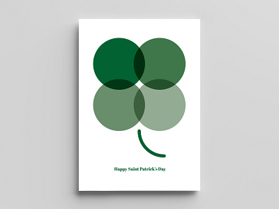 Happy Saint Patrick's Day geometric stpatricksday vector