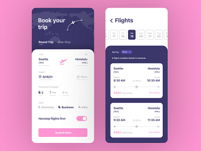 BookingApp dailyui ui