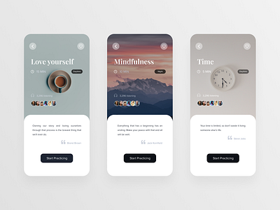 Meditation App Concept