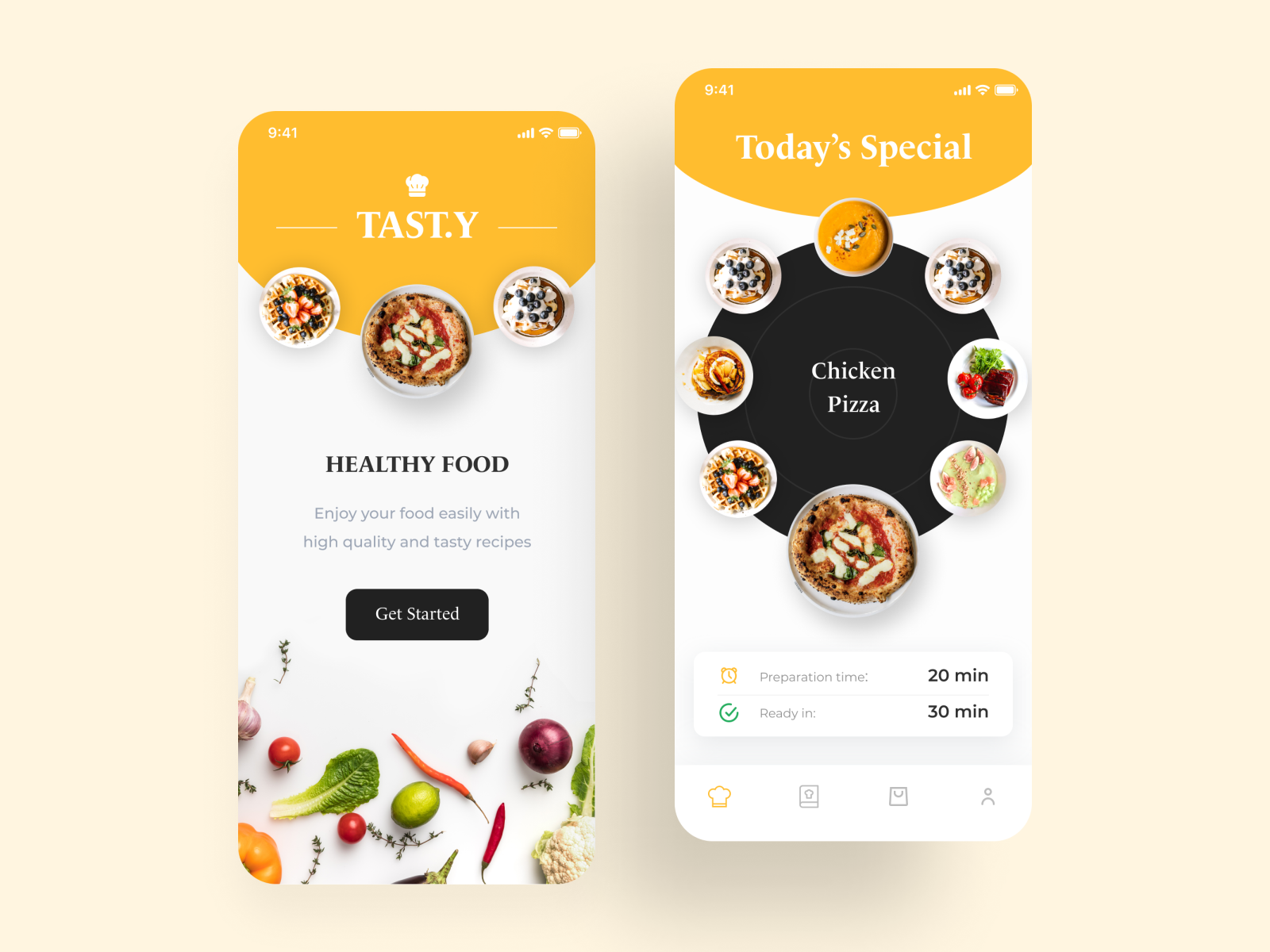 Tasty Food App Concept by Bruno on Dribbble