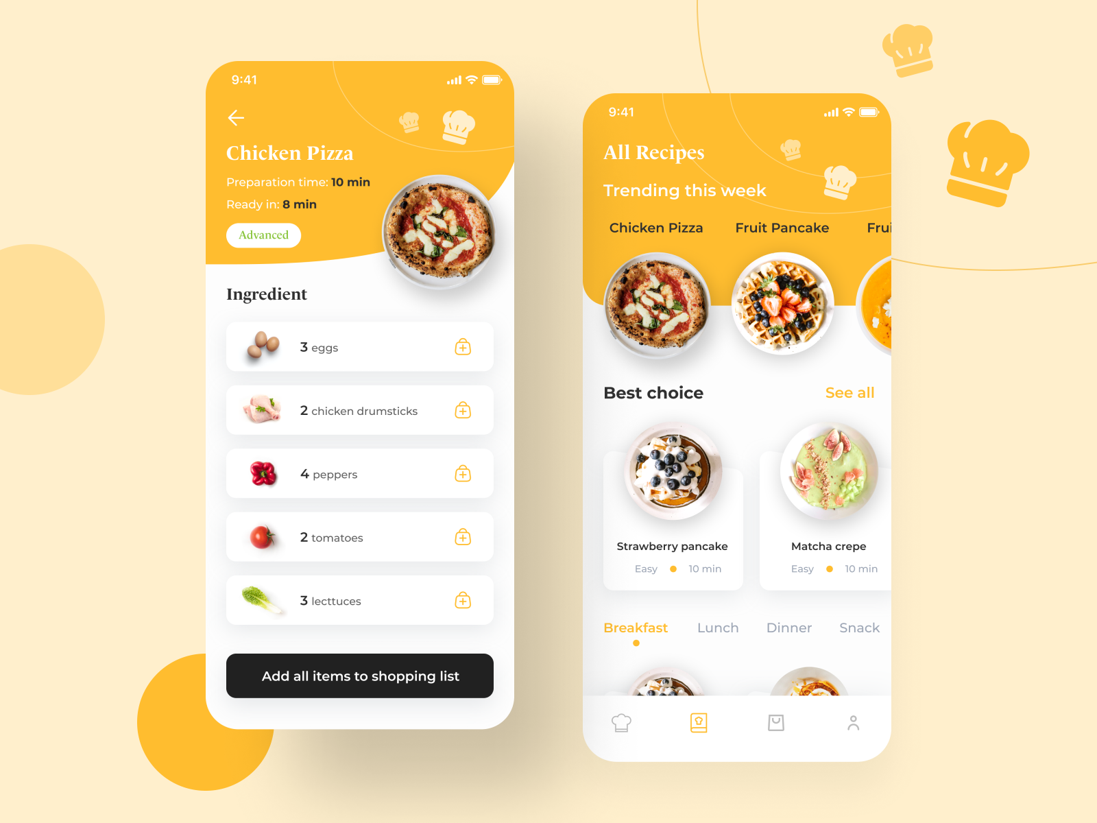 Tasty Food App Concept by Bruno on Dribbble