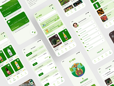UI Concept - Organic Food App clean design design figma food app mobile app mobile app design organic ui ui design