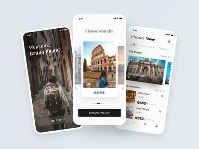 UI Concept - Travel Mobile App
