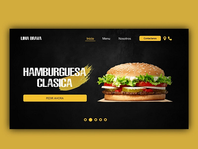 Food Concept Web app branding design food illustration minimal web website