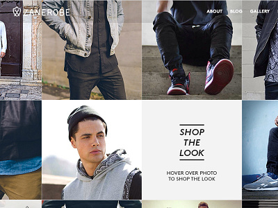 Shop The Look ecommerce instagram zanerobe