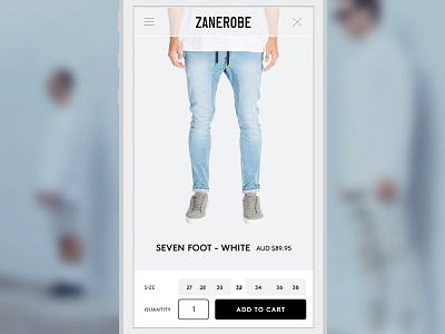 Mobile product page ecommerce mobile product