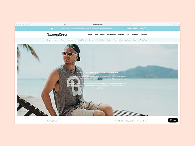Poolside Party barney cools ecommerce fashion