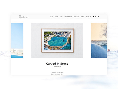 Aquabumps surf photography blog & online store redesign aquabumps blog ecommerce online store surf woocommerce