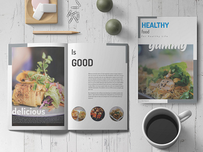 Food Magazine food graphic design magazine