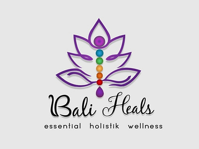 Logo Bali Heals branding design icon illustration logo web