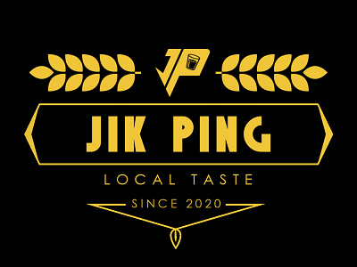 LOGO / LABLE JIK PING branding design icon illustration illustrator logo