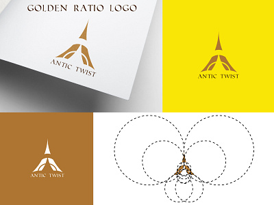 Antic Twist A Golden Ratio Logo By Md Ashiqul Islam On Dribbble