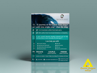 Rebalancing Health Promotional Flyer Design