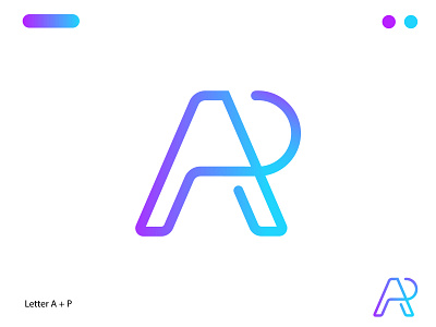 A P Letter Modern Logo a letter logo a p letter logo a p mark a p monogram app logo art branding gradient logo logo logo design logo for sale logomark logotype minimal modern logo monogram letter mark monogram logo p letter logo vector