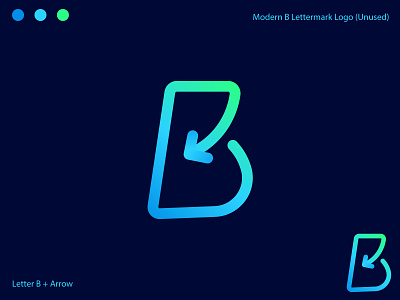 Modern B Lettermark Logo