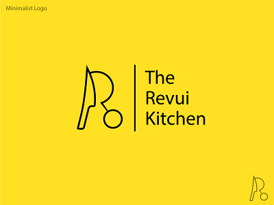 The Revui Kitchen ll Minimalist Logo