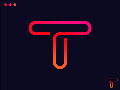 Modern T Lettermark Logo