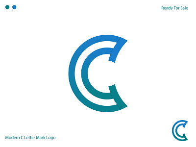 Modern C Letter Mark Logo