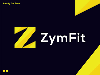 Modern Z Letter Mark Gym Fitness Logo