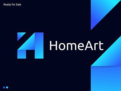 Modern H A Letter Mark Abstract Logo